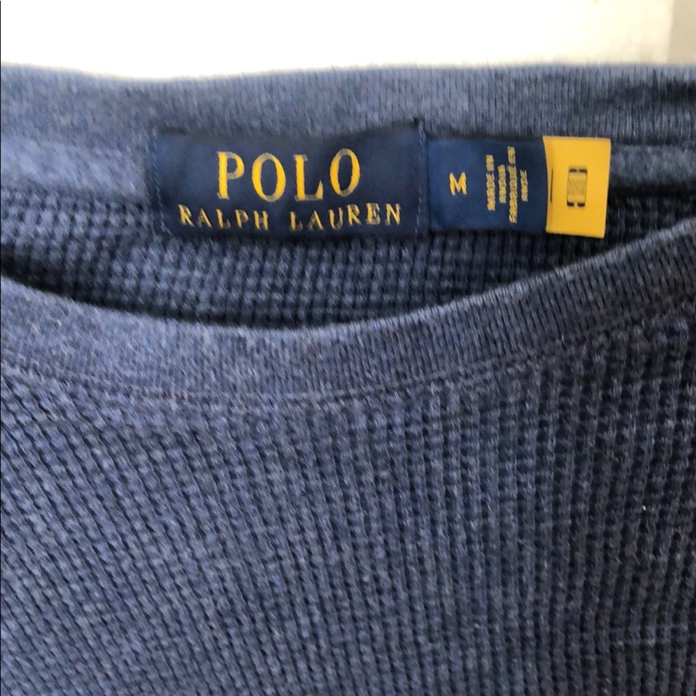 Polo Ralph Lauren Men’s Waffle Long Sleeve - Picture 2 of 5